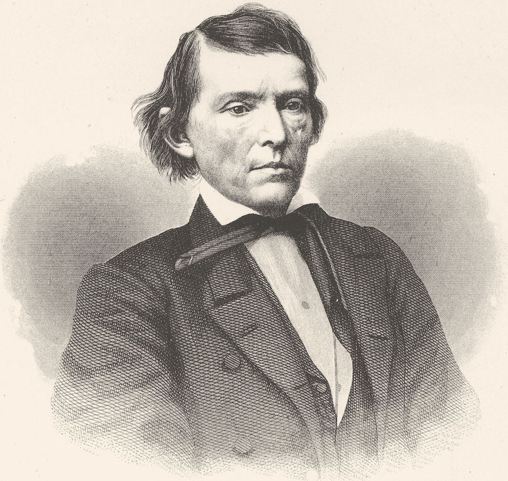 POLITICS. Alexander Stephens c1880 old antique vintage print picture
